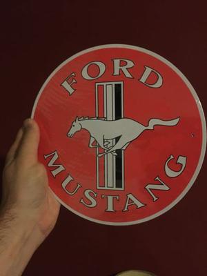 Cartel de chapa Ford Mustang Vintage