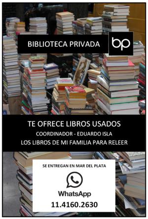 + DE 400 LIBROS USADOS DISPONIBLES DESDE $ 30.-