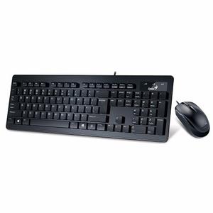 Kit Teclado Y Mouse Slimstar C130 Genius Usb Con Cable