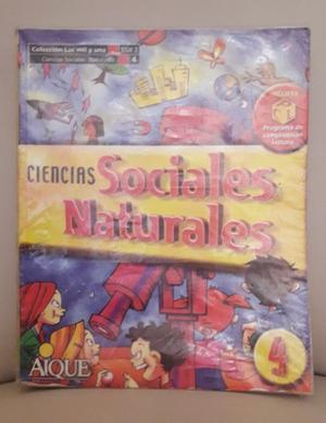 Libro ciencias sociales naturales 4 Aique