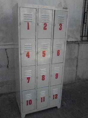 Lockers Metalico 12 Casilleros Para Candado.