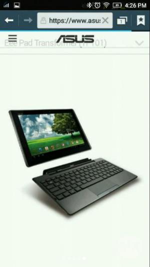 Vendo tablet Asus Transformer