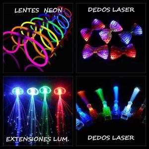 cotillon led neon fluo -- accesorios agazajadas