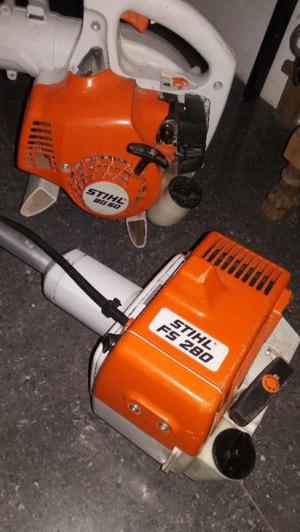 desmalesadora y soplador stihl