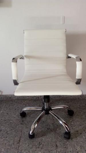 sillón de pc reclinable cromado nuevo