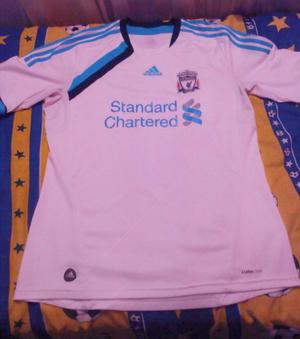 Camiseta Liverpool  Adidas Blanca Liverpool
