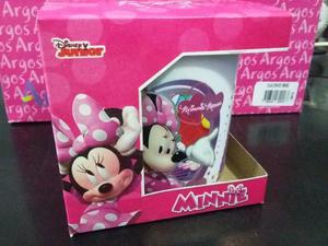 Taza en cajita de Minnie, Hombre araña, Mickey o Minions