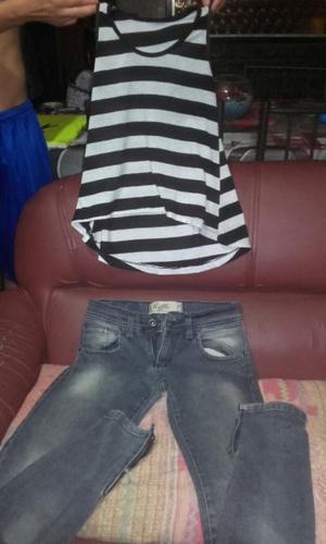 combo jeans y remera