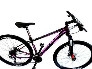 Bicicleta Mtb Venzo Atix 29er Negro/rosa 27.v. Envio Gratis