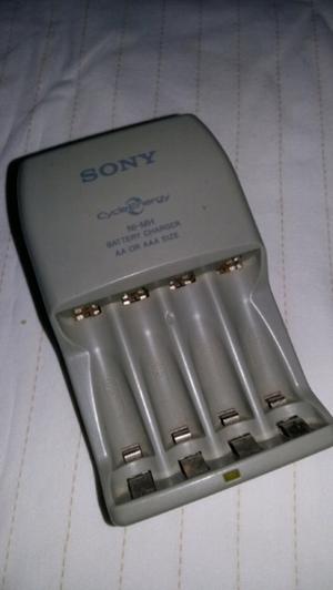 Cargador de pilas recargables Sony