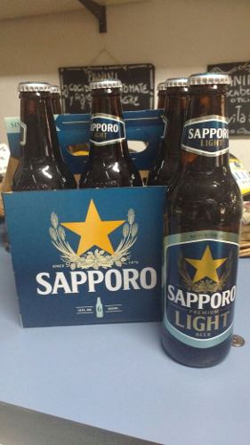 Cerveza Sapporo Light Importada Japon,ret X Canch De Ferro