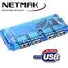 Hub USB Slim 4 Puertos Netmak NM-AC05