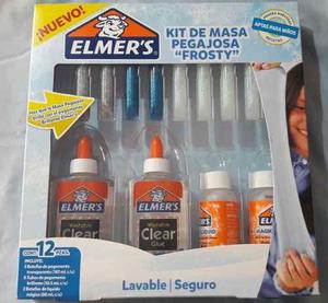 Kit Elmer´s De Masa Pegajosa Frosty Pack 12 Piezas