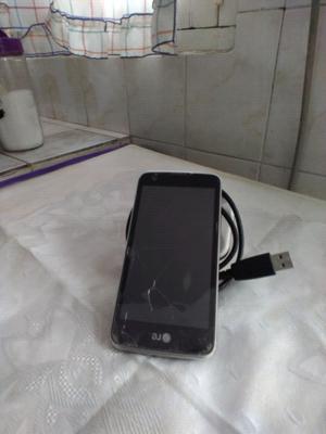 Lg k4 lite liberado 4g detalle pantalla trizada