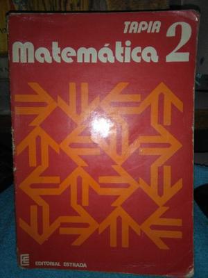 Matemática 2 Tapia - Estrada