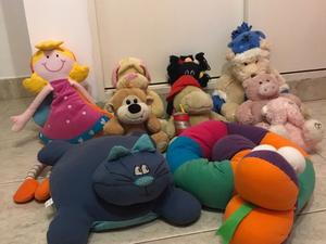 Peluches varios para bebés