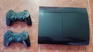 Ps3 Super Slim 250 Gb + 2 Josytick + 14 Juegos Físicos