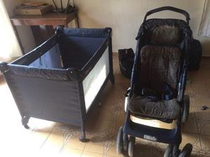 Vendo practicuna, silla de comer y cochecito Graco