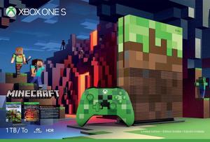 xbox one S MINECRAFT EDITION