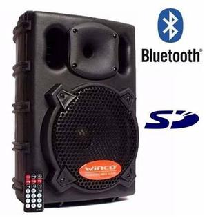 Parlante Activo Bluetooth Winco 8 W w Rms- Usb
