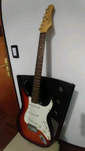 Guitarra eléctrica Texas Stratocaster + Amplificador de 10W