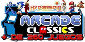 Hyperspin Completo 260 Juegos Los Mejores Envio Gratis