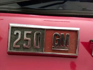 Insignia Chevrolet 250 GM -Original