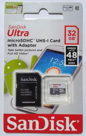 MicroSd SanDisk 32gb clase 10