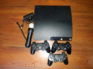 VENDO PS3 Vendo PS3 COMPLETA - 3 Josticks - Un move -