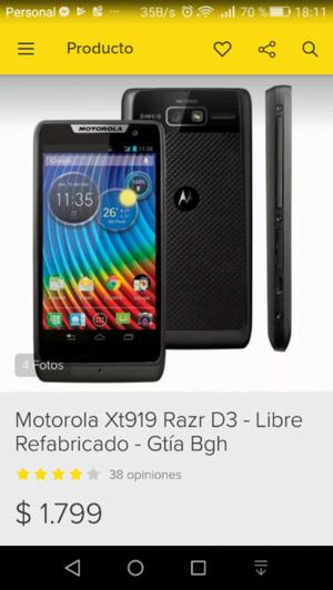 Aprobeche! Motorola Xt919 Razr D3 liberado!!
