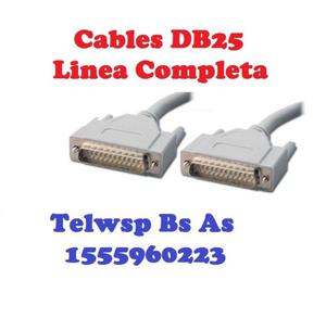 Cable DB25 Pin a pin, apto CNC Mach3, routers, etc Buenos