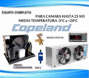 Equipo Copeland 2 Hp 220v Completo Para Camara Frigorif -5°