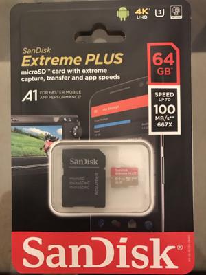 Memoria sandisk extreme plus 64gb