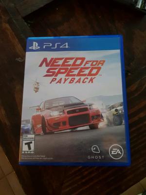 NEED FOR SPEED PAYBACK JUEGO PS4 TUCUMÁN
