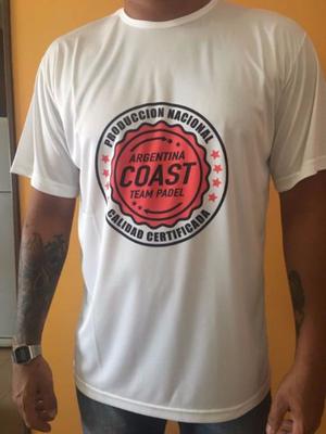 REMERAS COAST CUELLO REDONDO SUBLIMADAS (DRY FIT) TODOS LOS