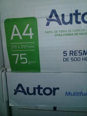 Resmas papel A4 Autor 75gr