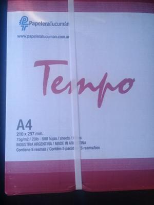 Resmas papel A4 Tempo 75gr