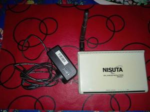 Router Nisuta NS-WIR150NE 6 meses de uso, impecable! $500