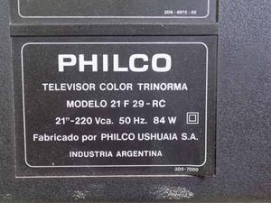 Televisor Philco 21 Pulgadas Color Funcionando Y SOPORTE