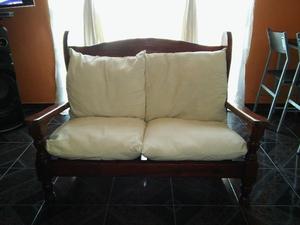 VENDO SILLON DE PINO 2 CUERPOS