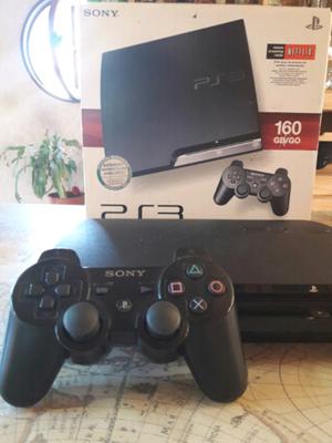 Vendo PlayStation 3 Slim 160 GB (juegos incluídos)