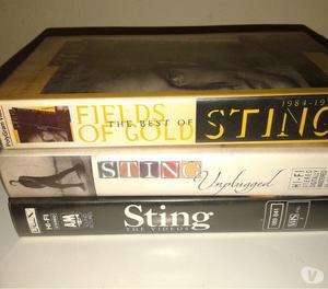 Vhs Sting Fields Of Gold+unplugged+the Video Original 3caset