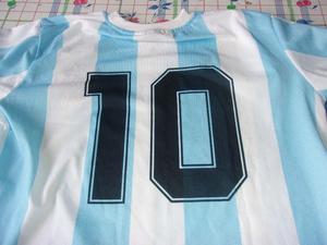camiseta Maradona 10 Mexico 86 Argentina Campeon del Mundo.