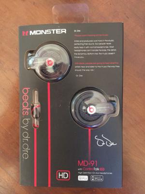 Auriculares Monster beats by Dr. Dre