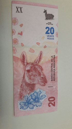 Billete Guanaco 20 Sin Circular