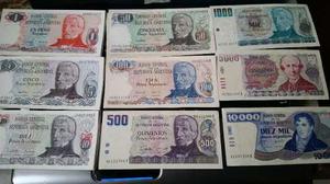 Billetes Antiguos Argentinos Sin Circular Y Usados