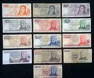 Billetes Argentinos Antiguos - Excelente Estado - $26 C/u