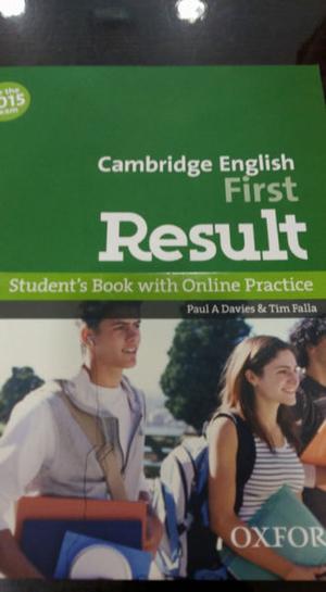Cambridge English First Result. Student's book