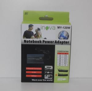 Cargador Universal Notebook 8 Fichas Adaptadores Inova