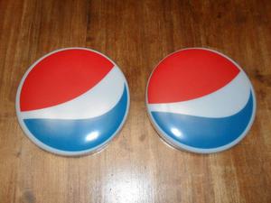 Carteles De Pepsi De Plastico 23 Cms De Diametro